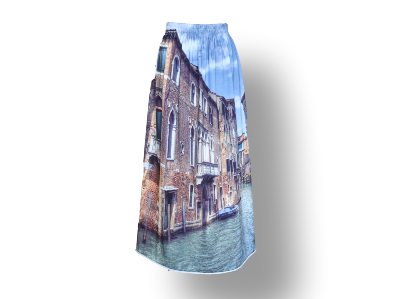 Women's Straight Long Skirt Elastic Waist