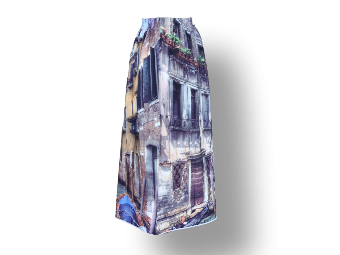 Women's Straight Long Skirt Elastic Waist
