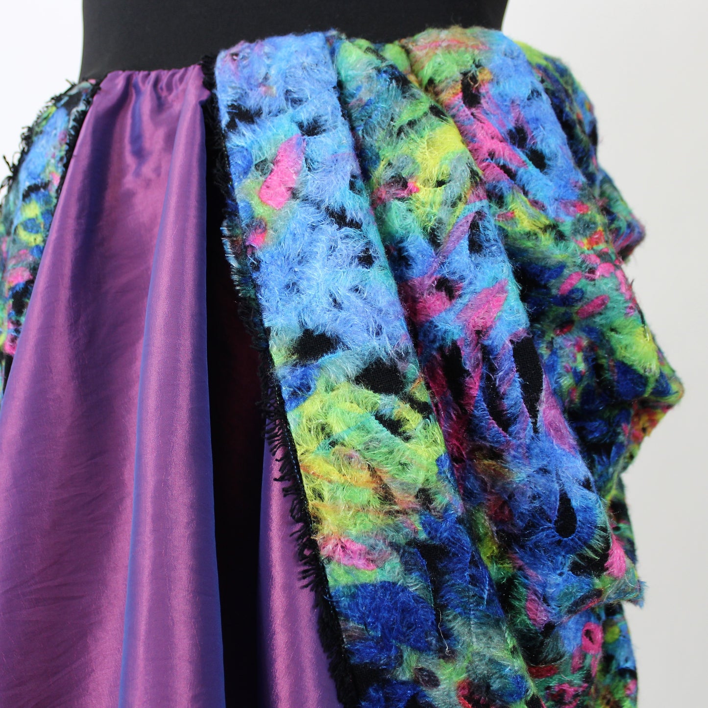 Women's Skirt Purple Flower