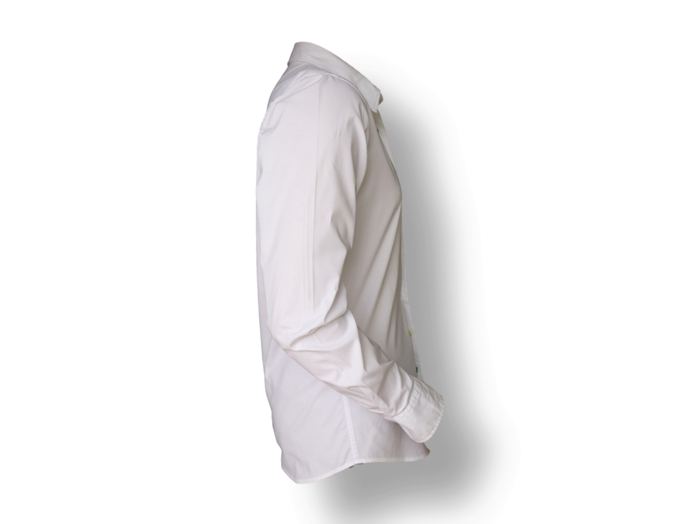 Men's White Dress Shirts Long Sleeve Hand-Painted